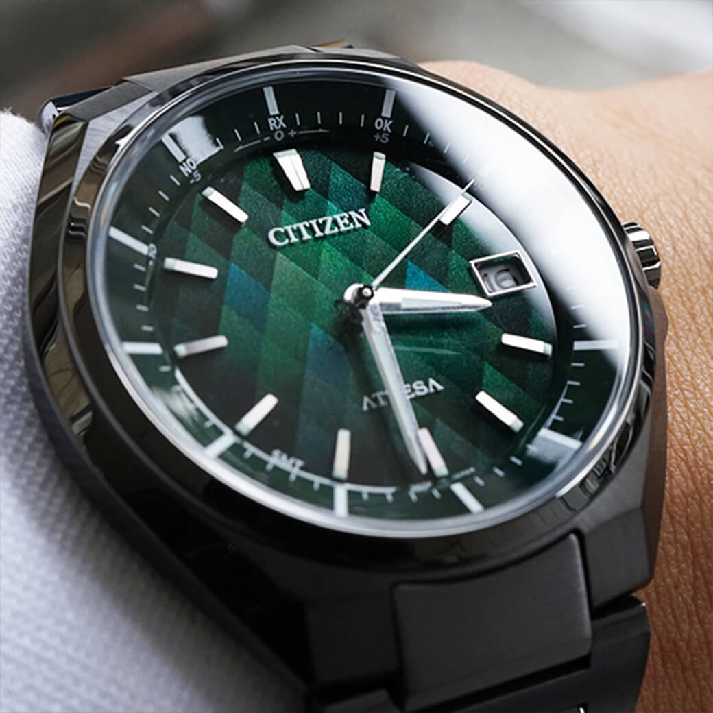 シチズン(CITIZEN) アテッサ LIGHT in BLACK 2022 GREEN EDITION ...