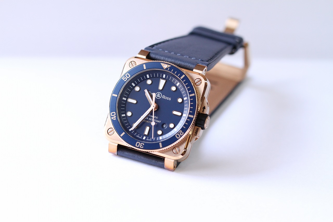 BR03-92ﾀﾞｲﾊﾞｰﾌﾞﾙｰﾌﾞﾛﾝｽﾞ　BR03-92 DIVER BLUE BRONZE　