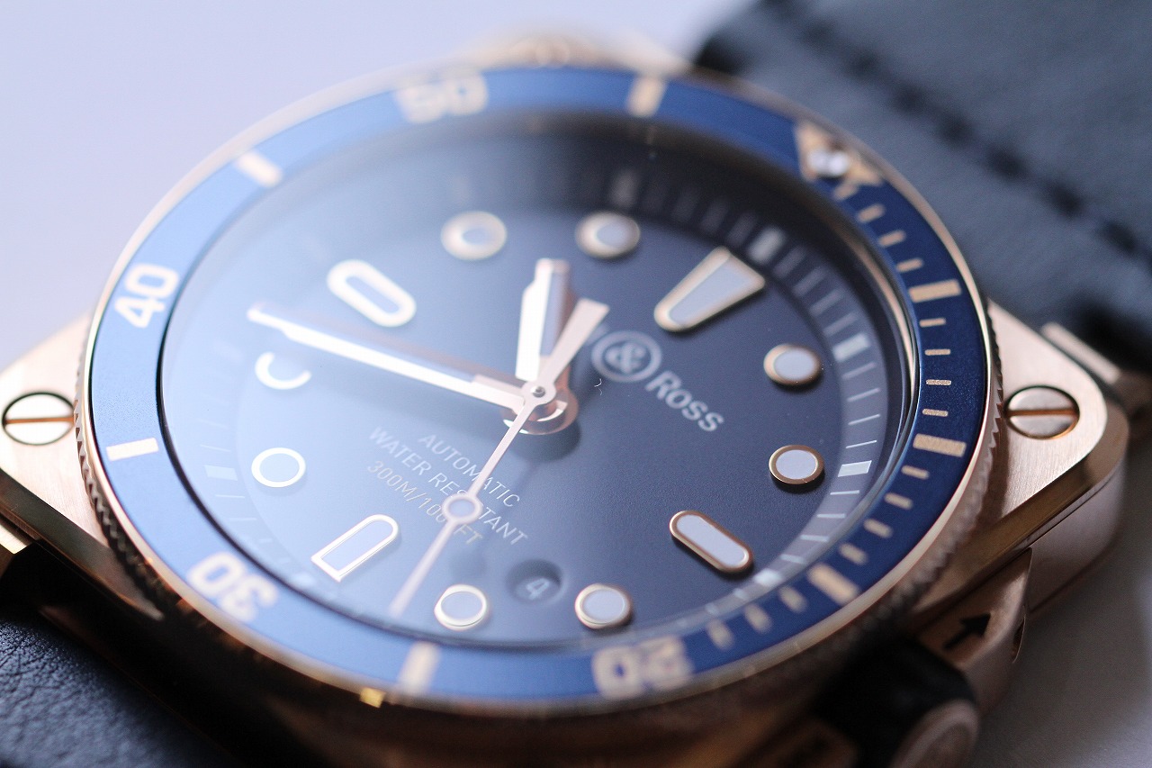 BR03-92ﾀﾞｲﾊﾞｰﾌﾞﾙｰﾌﾞﾛﾝｽﾞ　BR03-92 DIVER BLUE BRONZE　