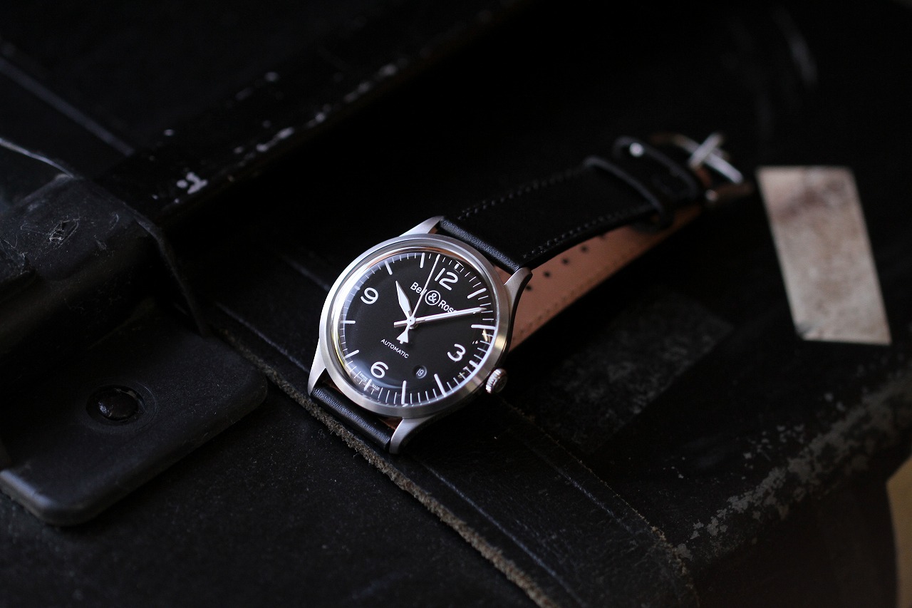 超激安低価】 ヤフオク! BELLROSS ベル＆ロス ブラックスティール BRV19...