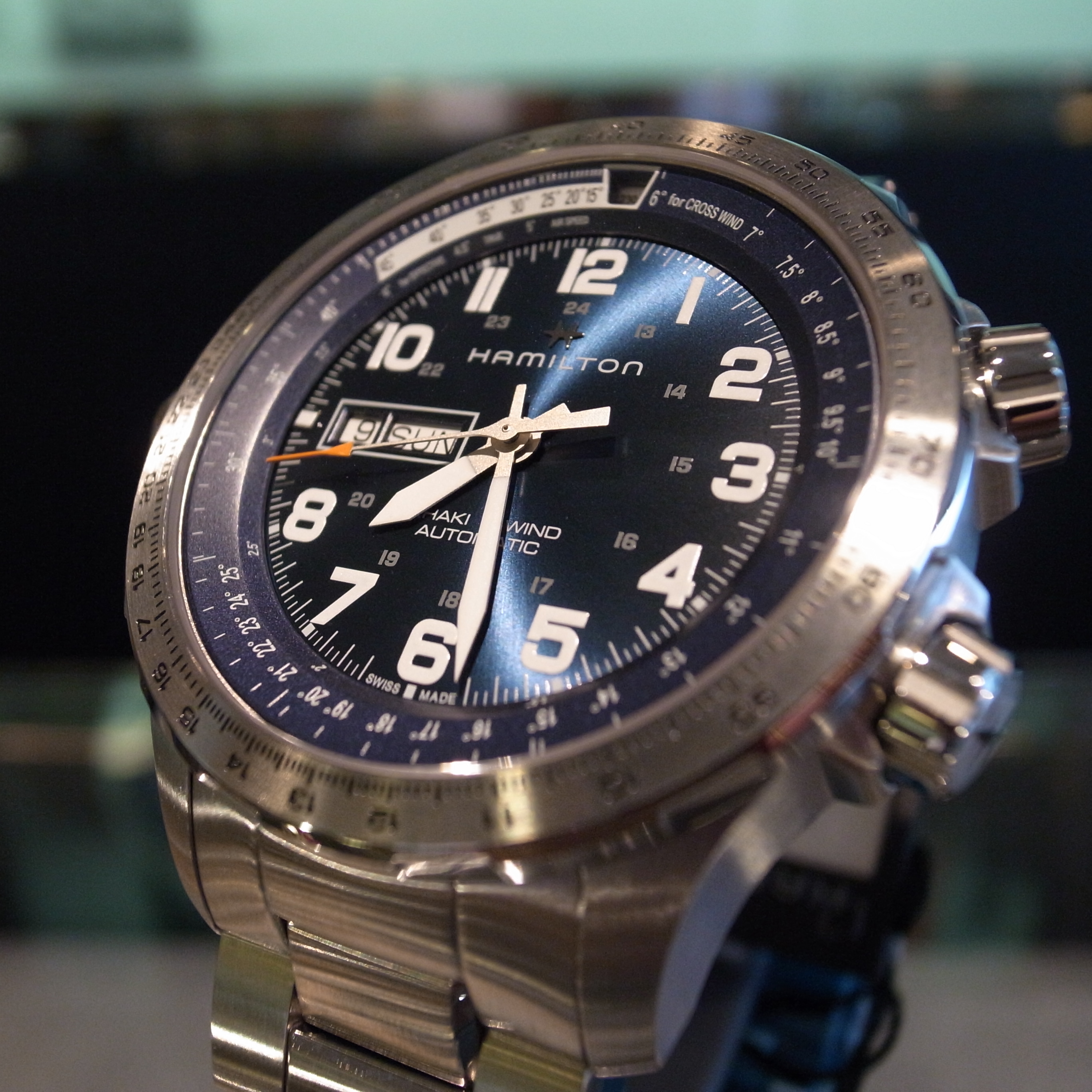 ハミルトン(HAMILTON) カーキ X‐ウインド デイデイト | ブランド腕 ...