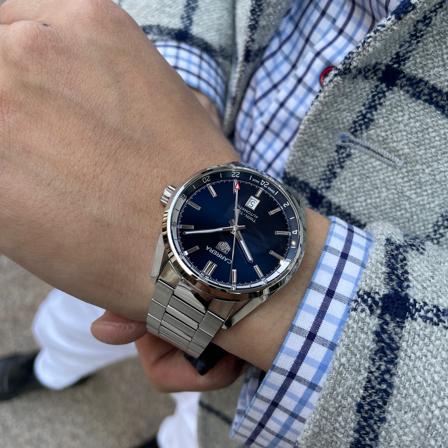 タグ・ホイヤー(TAG Heuer) カレラ キャリバー7 ツインタイム デイト 
