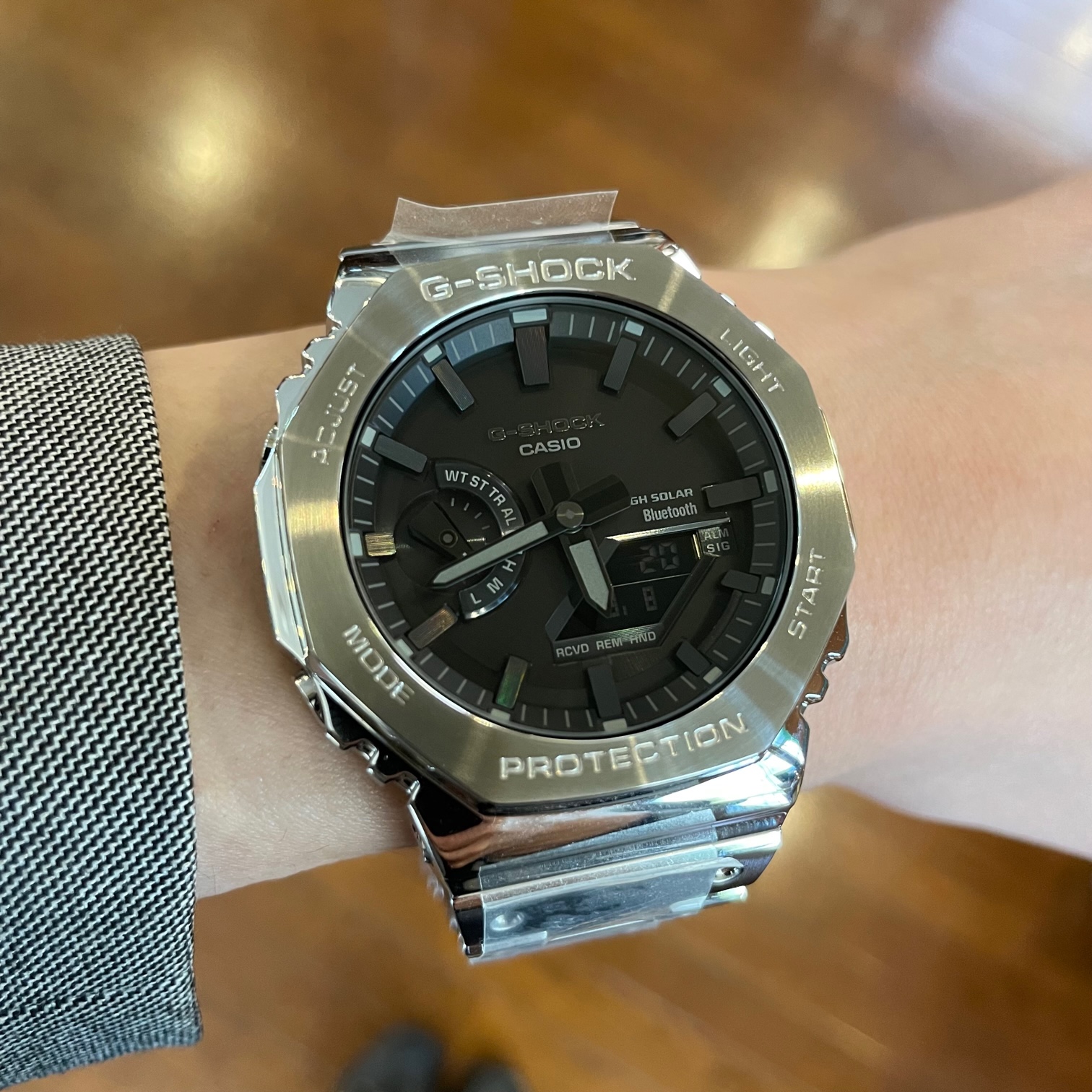 CASIO G-SHOCK フルメタル ソーラー GM-B2100D-1AJF