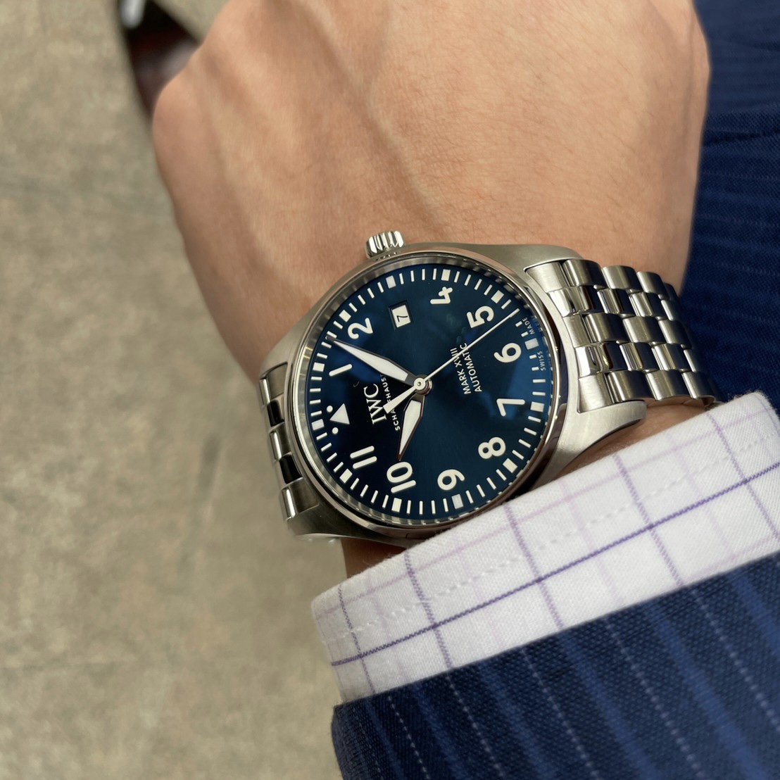 IWC マークⅩⅧ プティ・プランスに革ベルトからブレスレットに