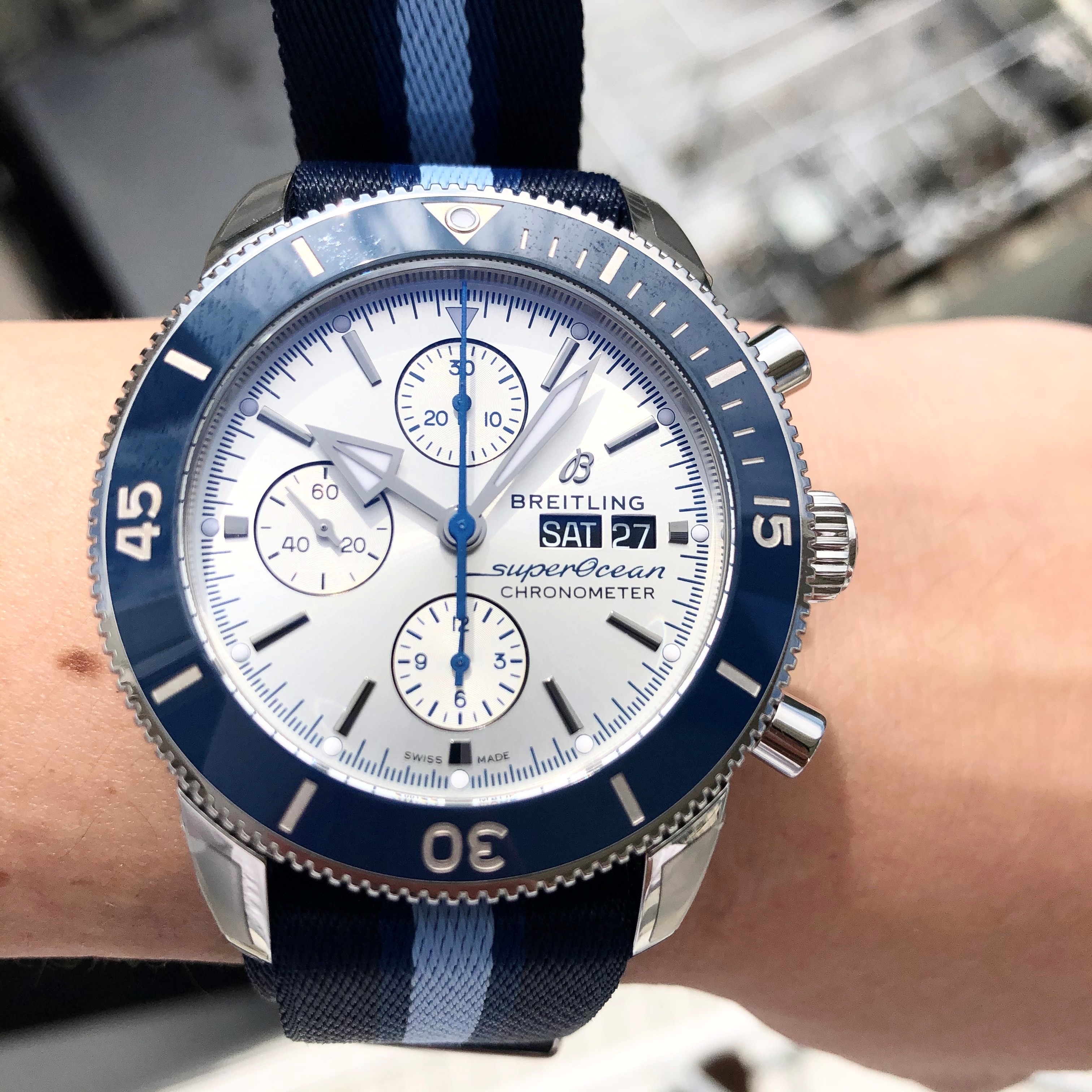 ブライトリング Breitling 19年新作 世界限定1000本 スーパーオーシャン ヘリテージ Ii クロノグラフ44 オーシャンコンサー バンシー リミテッドエディション Superocean Heritage Chronograph 44 Ocea ブランド腕時計の正規販売店紹介サイトgressive グレッシブ