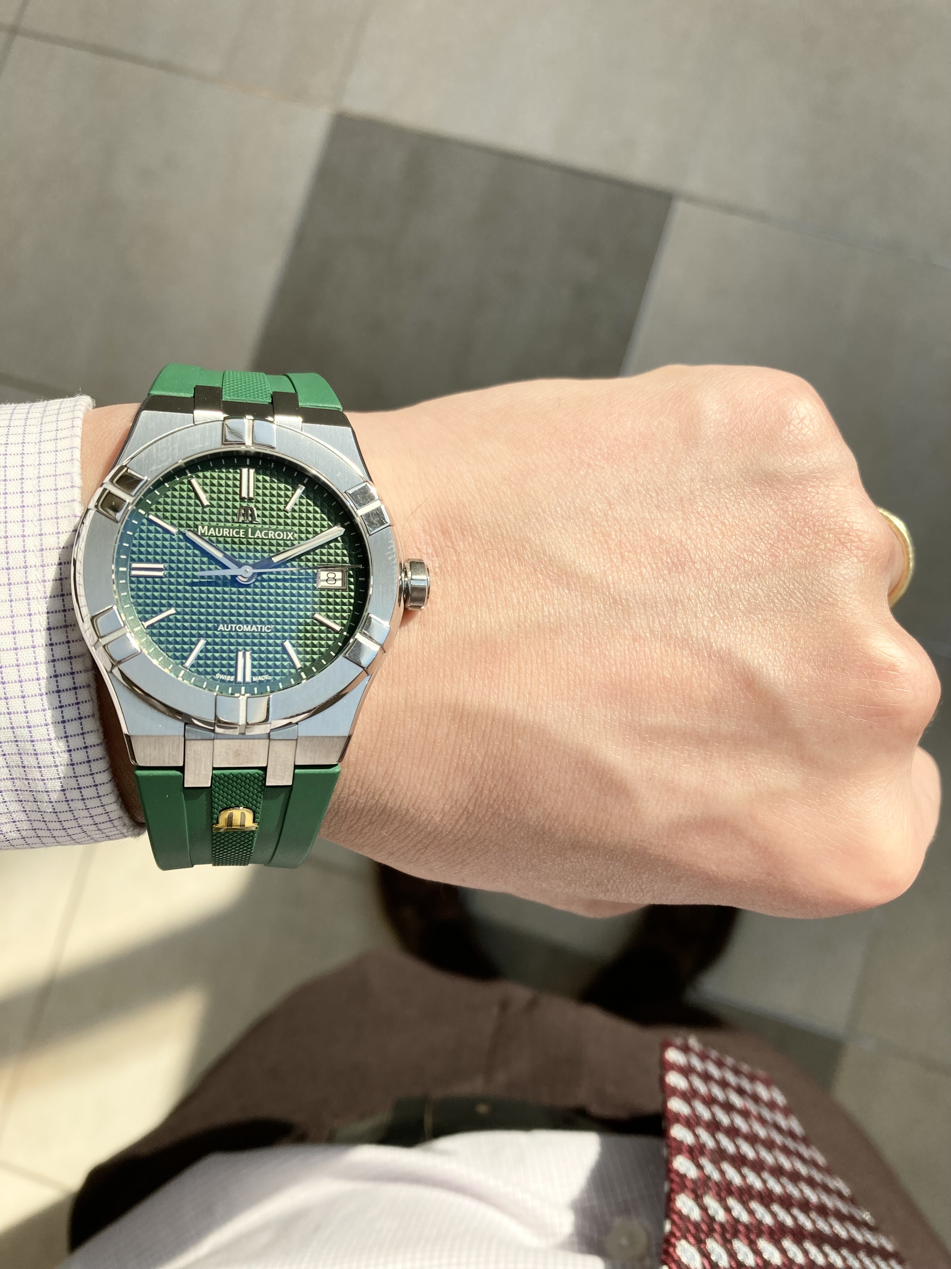 モーリス・ラクロア(MAURICE LACROIX) アイコン オートマティック 39mm ...