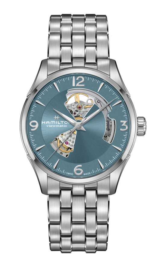 ハミルトン Hamilton ハミルトン Hamilton ジャズマスタージェントオープン42ｍｍ 水色 A M I 名古屋パルコ店 ブランド腕時計の正規販売店紹介サイトgressive グレッシブ