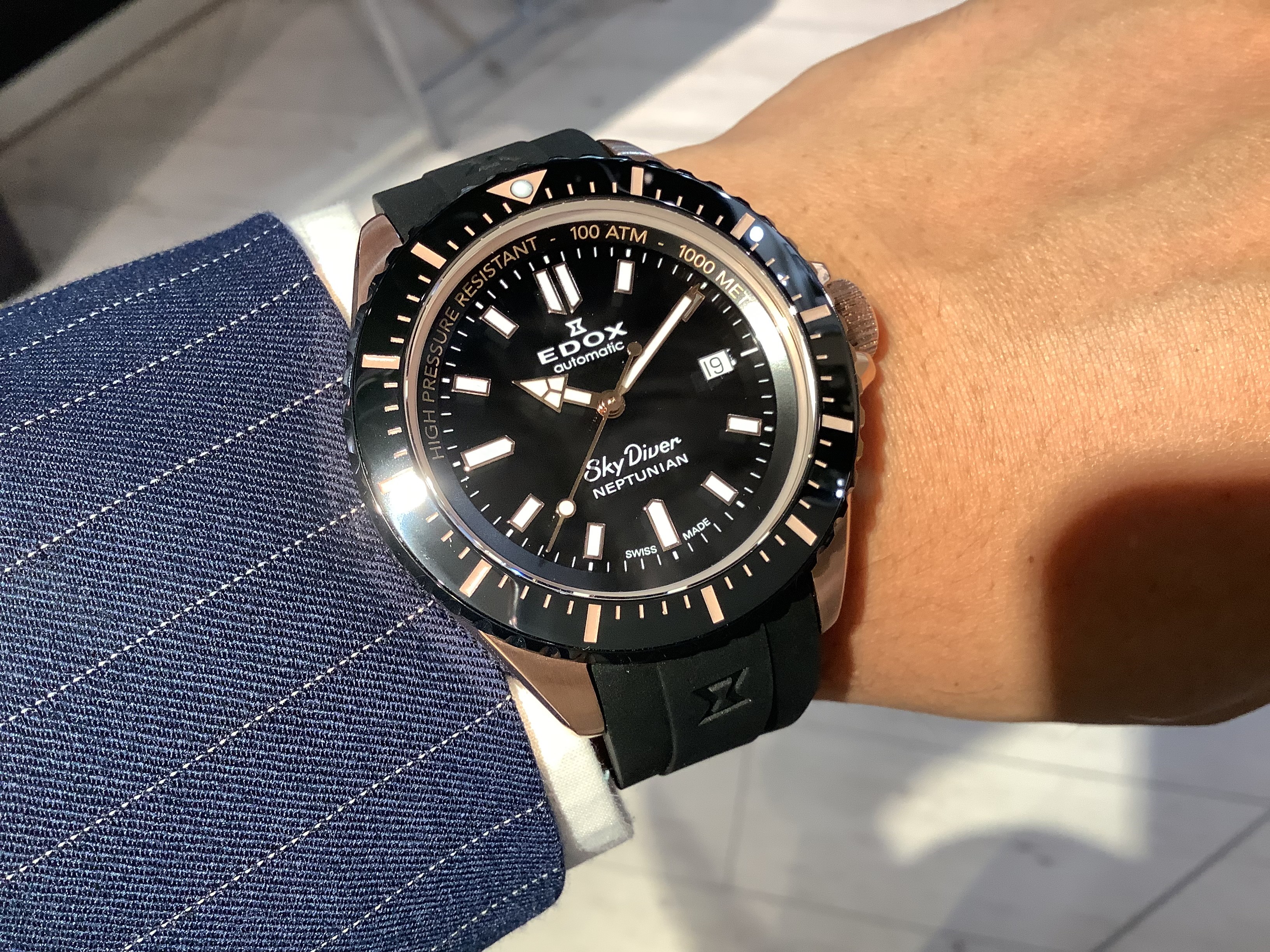 EDOX  スカイダイバー ネプチュニアン オートマティック