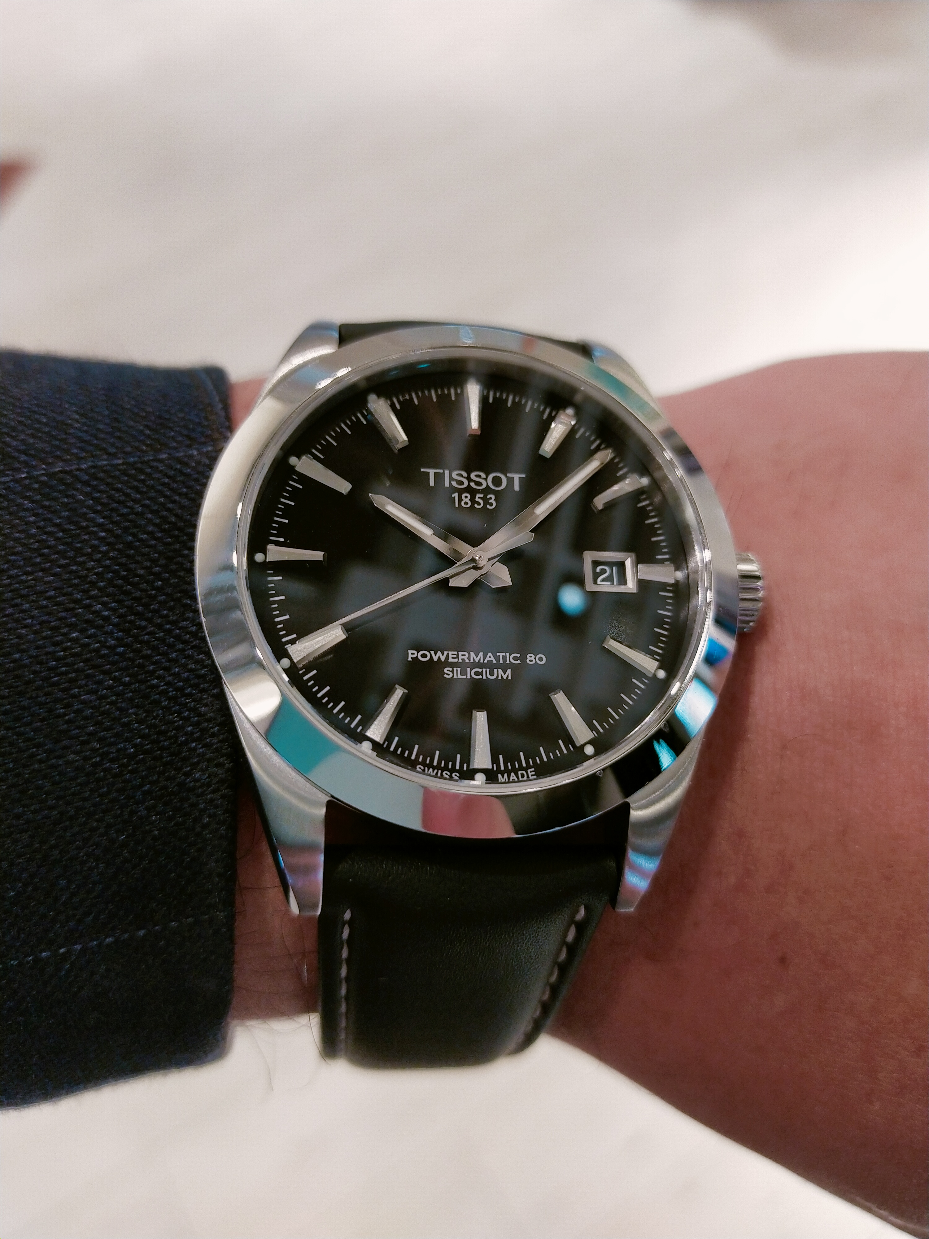 ティソ(TISSOT) ジェントルマン パワーマティック80 シリシウム 