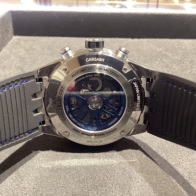 TAGHEUER　タグホイヤー　カレラ トゥールビヨン クロノグラフ ブルーエディション　日本限定50本　car5a8h.fc6448