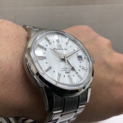 GRANDSEIKO　グランドセイコー　雪化床（ゆきげしょう）エレガンスコレクションハイビートGMT　SBGJ271