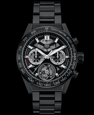 TAGHEUER　タグホイヤー　カレラ トゥールビヨン クロノグラフ　CAR5A8H.FC6448