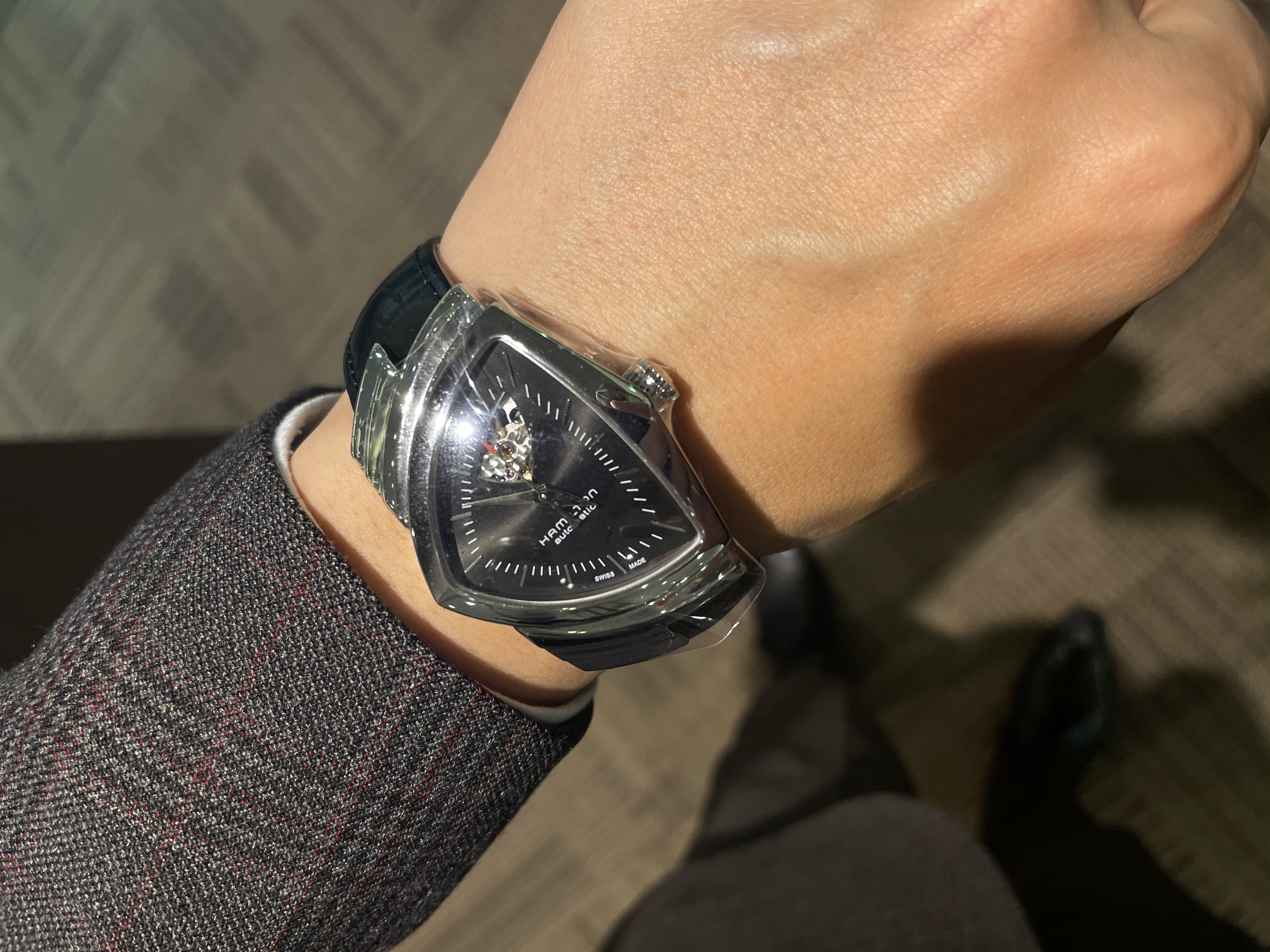 ブラック系海外並行輸入正規品 限定特価 ハミルトン ベンチュラ 腕時計 腕時計 アナログ 時計ブラック系 26 924 Laeknavaktin Is