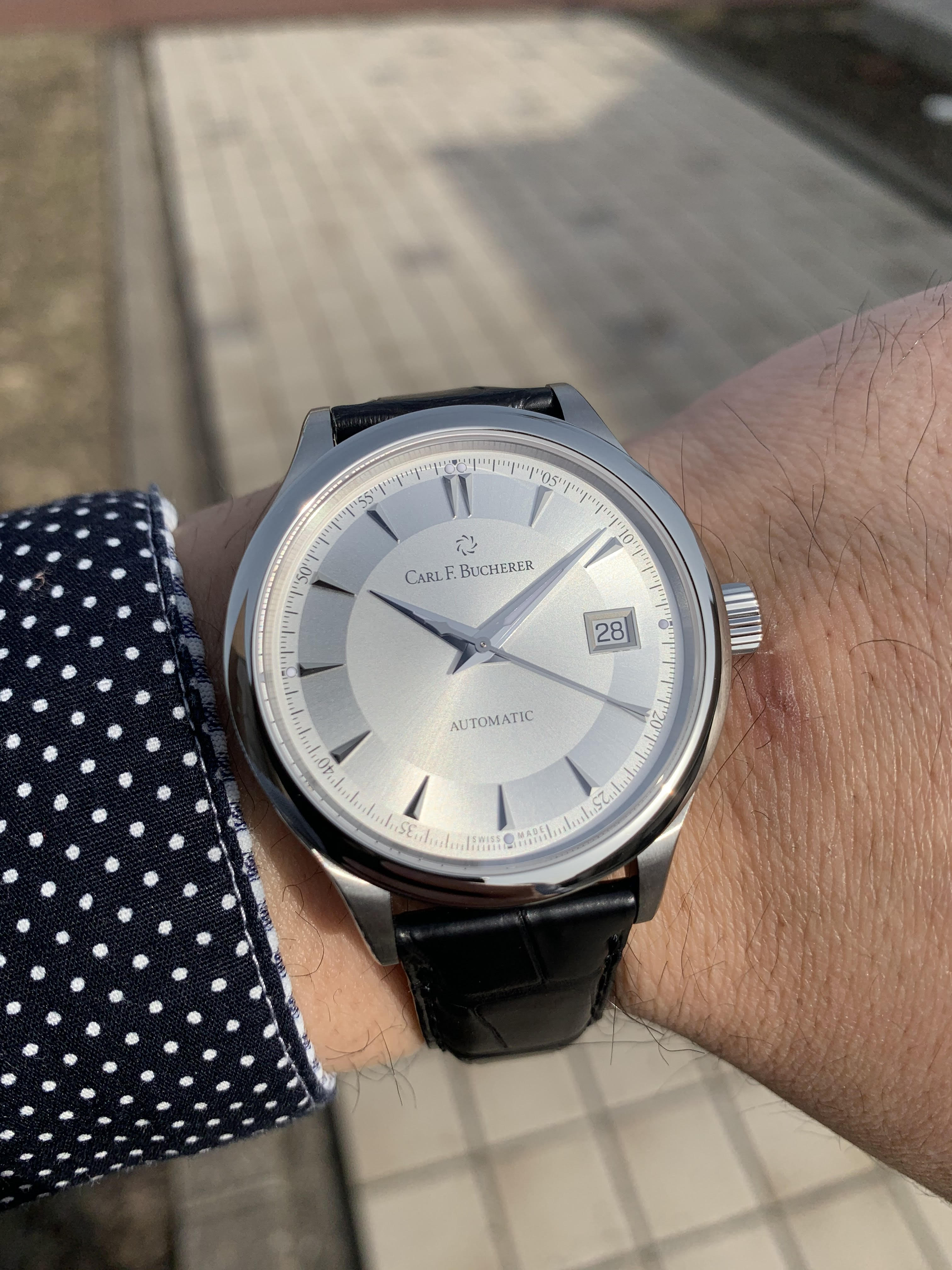 カール F. ブヘラ(CARL F. BUCHERER) MANERO AUTO DATE マネロ オート 