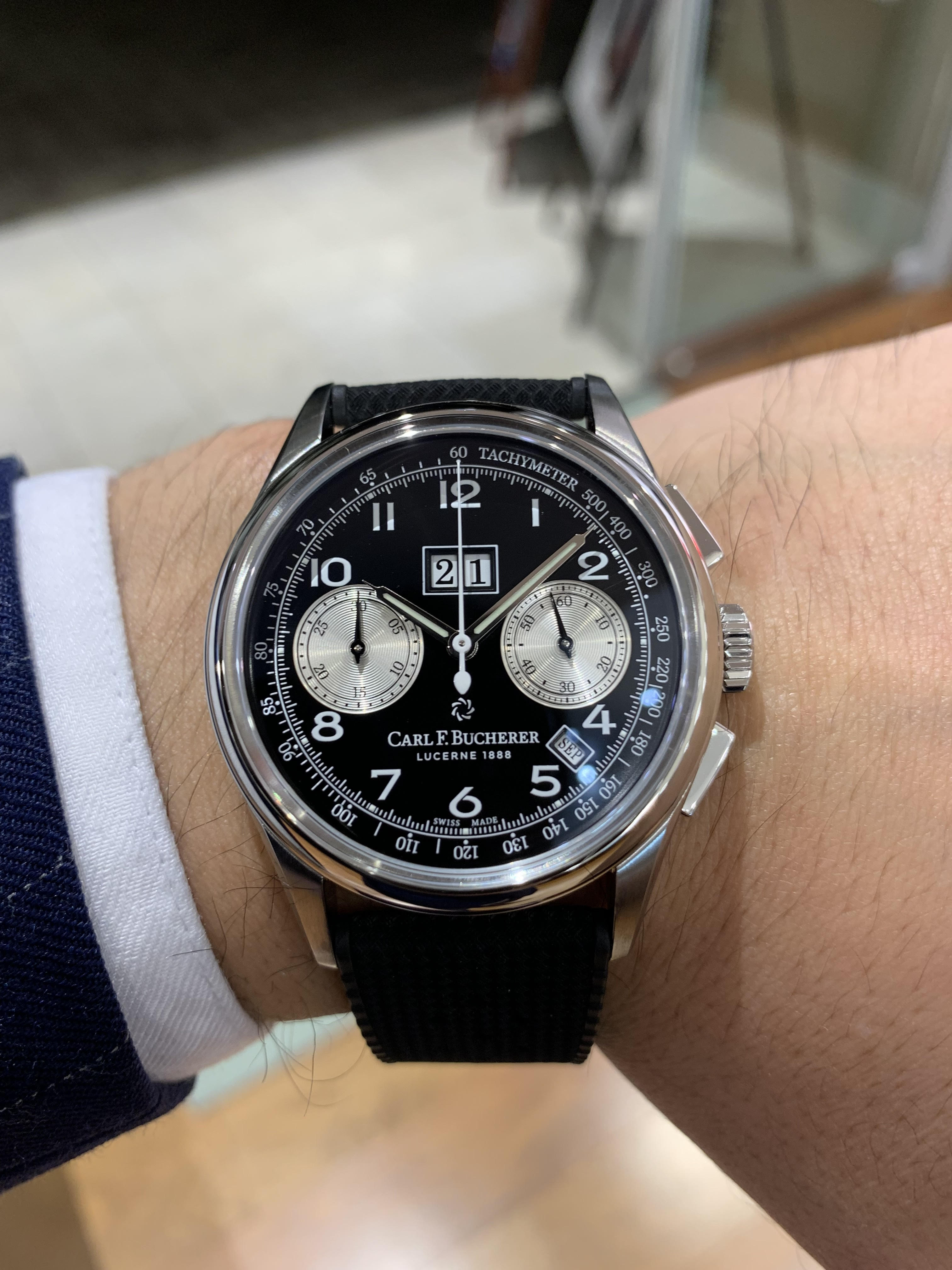 カール F. ブヘラ(CARL F. BUCHERER) ヘリテージ バイコンパックス  