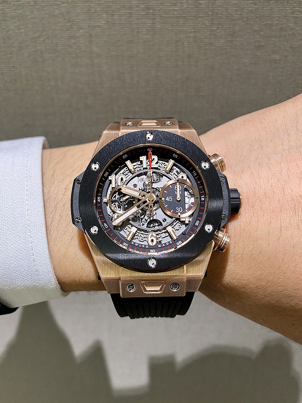 ウブロ(HUBLOT) ビッグバン ウニコ キングゴールドセラミック Big Bang Unico King Gold Ceramic