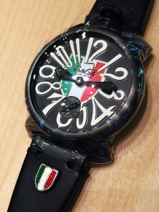 ガガ ミラノ(GaGa MILANO) マヌアーレ 48mm ブラックPVD 5012.LE.IT 