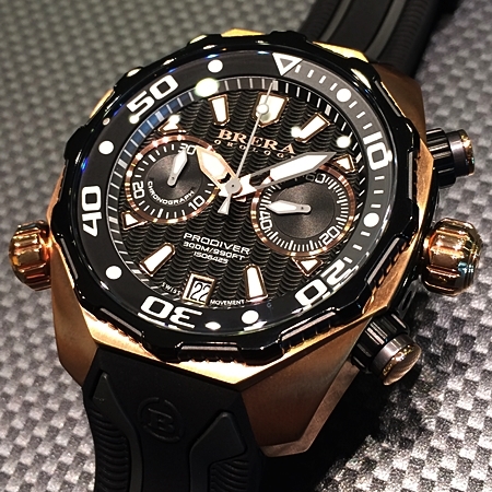 ブレラ オロロジ Brera Orologi プロダイバー 47mm ブラック Pro Diver 47mm Brdv2c 4702 ルイコレクション 東京 丸の内店 ブランド腕時計の正規販売店紹介サイトgressive グレッシブ