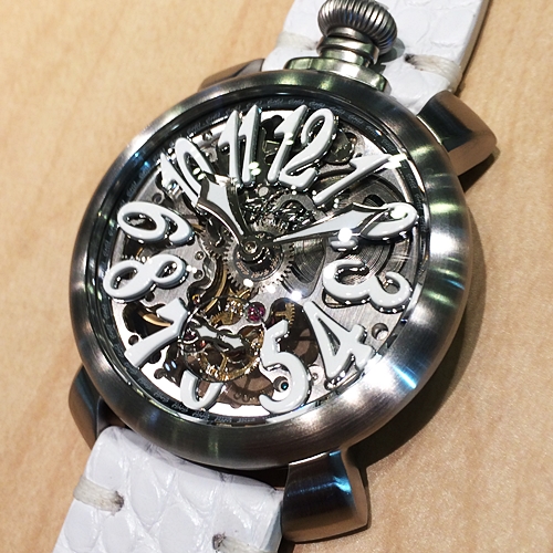 ガガ ミラノ Gaga Milano ガガミラノ マヌアーレ 48mm スケルトン Gaga Milano Manuale 48mm Skeleton 5310 01 ブランド腕時計の正規販売店紹介サイトgressive グレッシブ