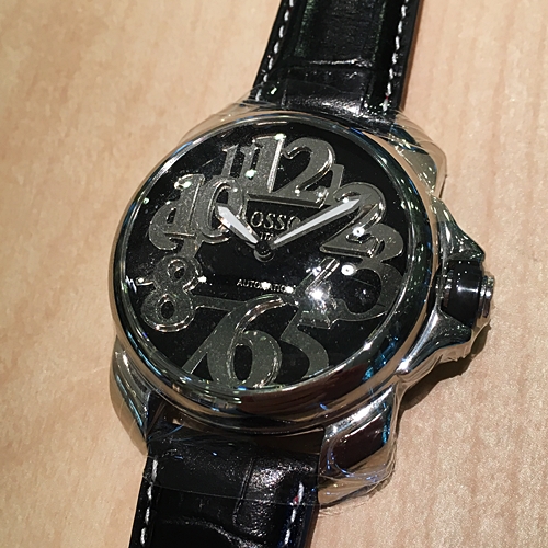オッソ イタリィosso Italy ドミナーレ 43mm Ss ブラック