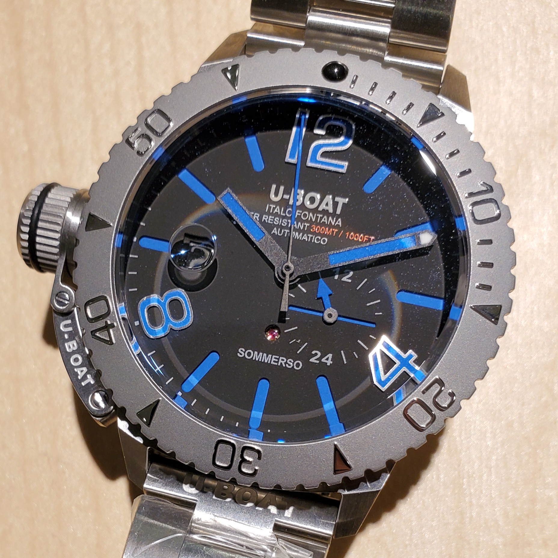 ユーボート U Boat クラシコ ソンメルソ 46mm Ss オートマチック ブルー ブレスレット Clasico Sonmmerso 46mm Ss 9014ｍ ルイコレクション 東京 丸の内店 ブランド腕時計の正規販売店紹介サイトgressive グレッシブ