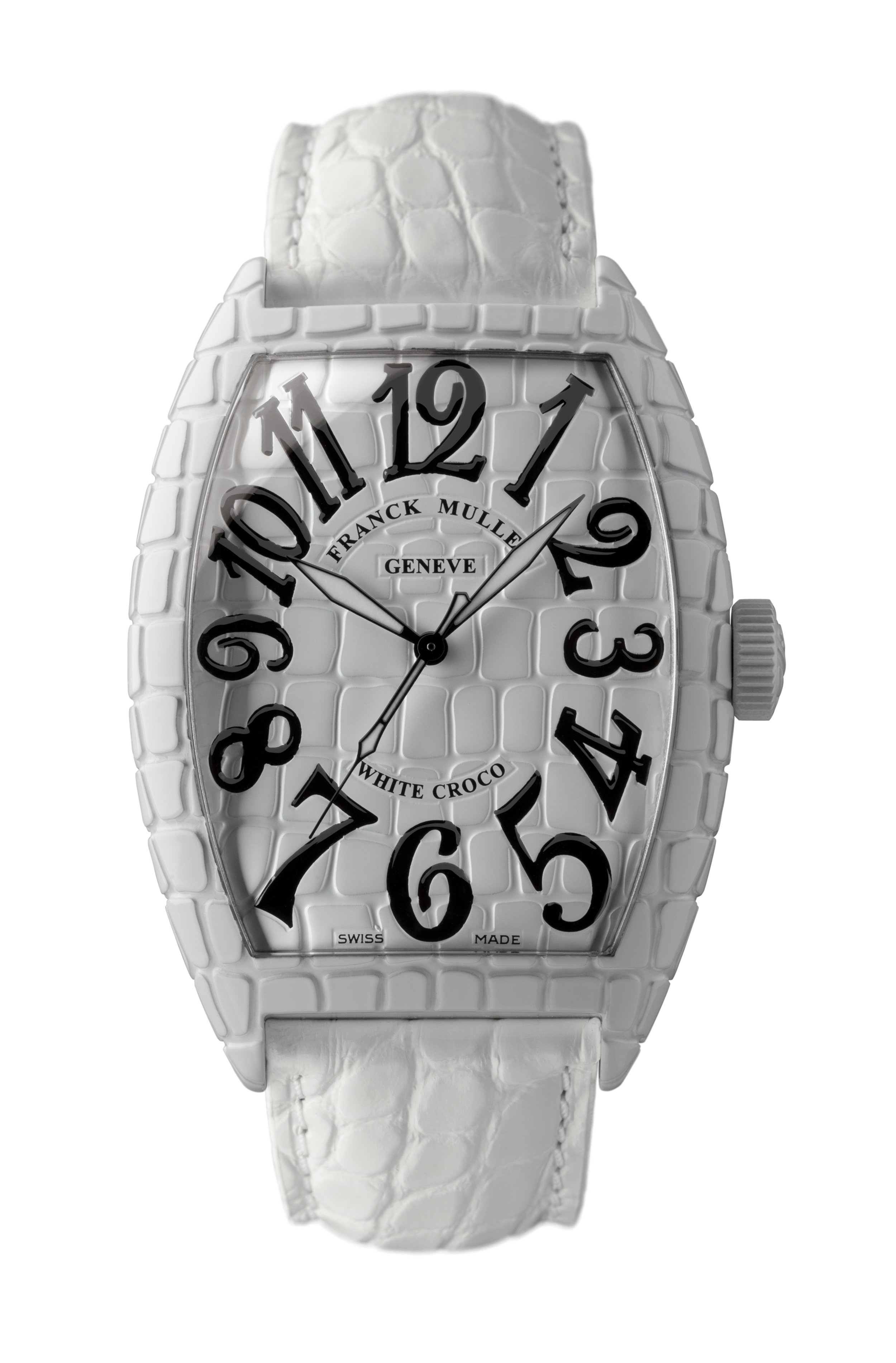 フランク ミュラー(FRANCK MULLER) ホワイト クロコ WHITE CROCO
