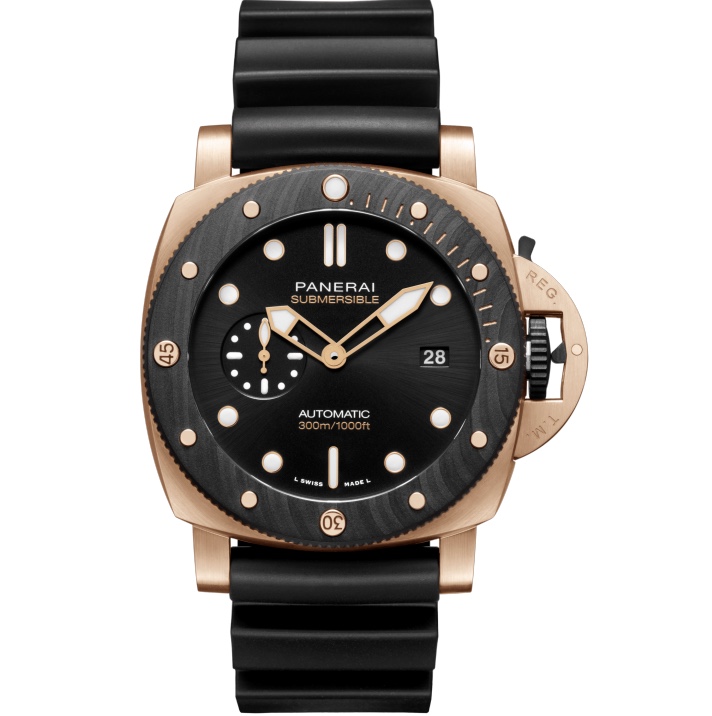 パネライ(PANERAI) サブマーシブル ゴールドテック オロカーボ