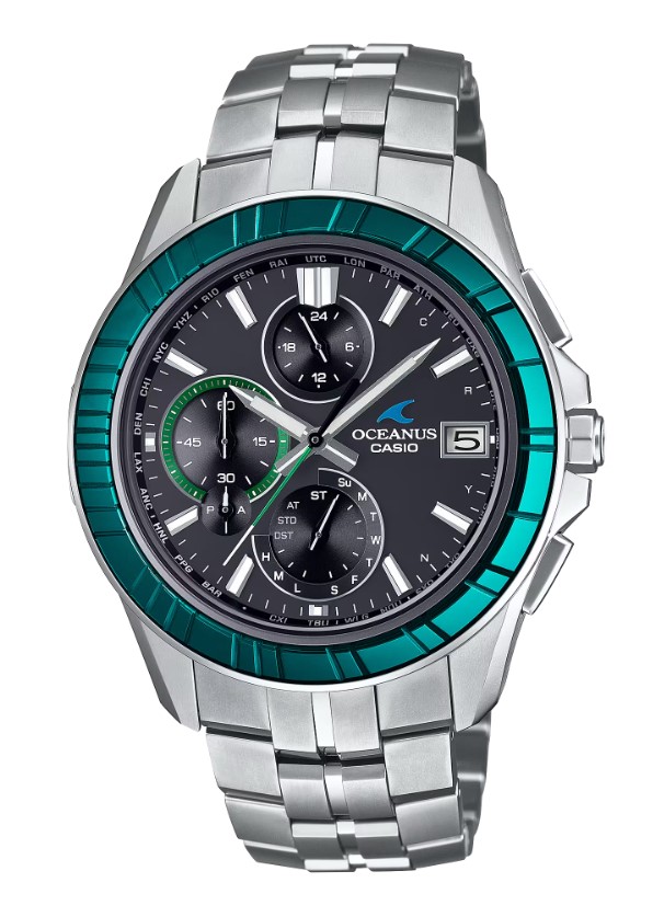 OCEANUS Tough M ブラックダイヤル オシアナス(OCEANUS) Manta S6000 Series 蒔絵-蒔きぼかし金瀧文