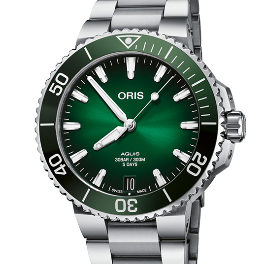 オリス Oris アクイスデイト キャリバー400 400 7769 4157 07 8 22 09peb 阪神梅田本店 ブランド腕時計 の正規販売店紹介サイトgressive グレッシブ