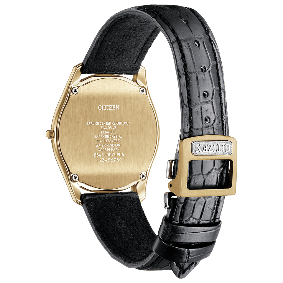 Eco-Drive One - Men's Two-Tone AR5025-08E Black Dial Watch