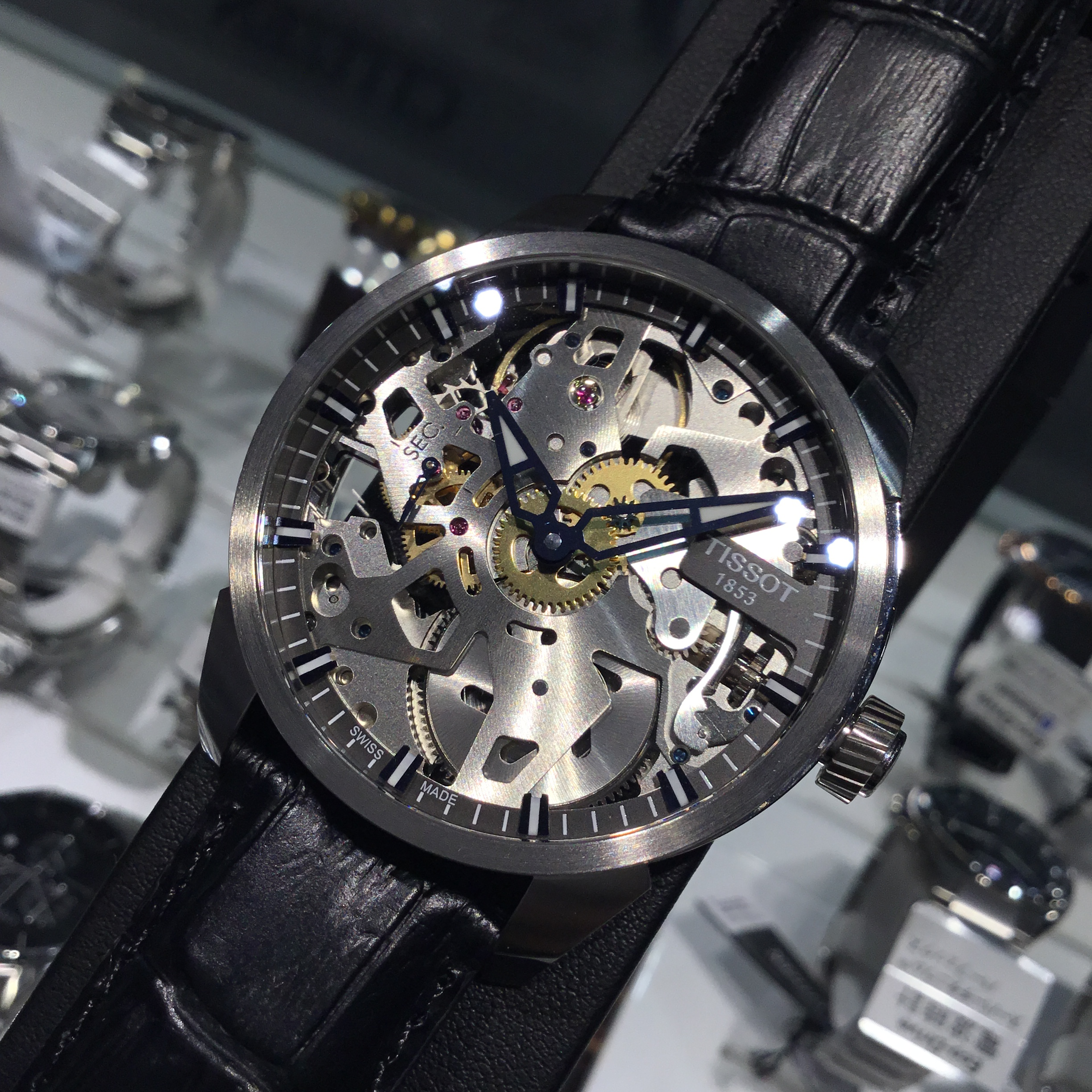 本命ギフト Tissot ティソ Tコンプリカシオン スケレッテ フルスケルトンモデル 腕時計 アナログ Slcp Lk