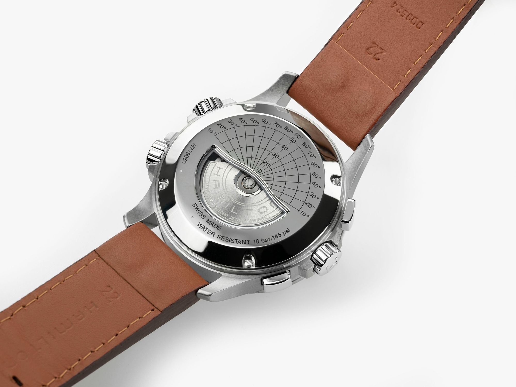 カーキ アビエーション  X-ウィンド デイ デイト オートクロノ 44mm  ブルー  H77506540 