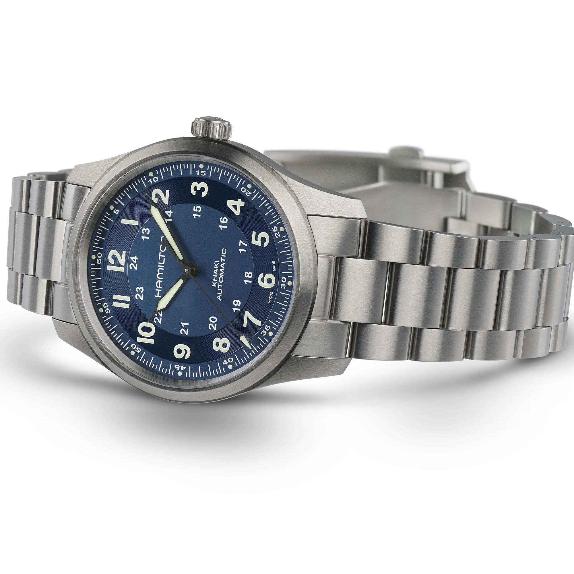 カーキ フィールド チタニウム オート 38mm  H70205140