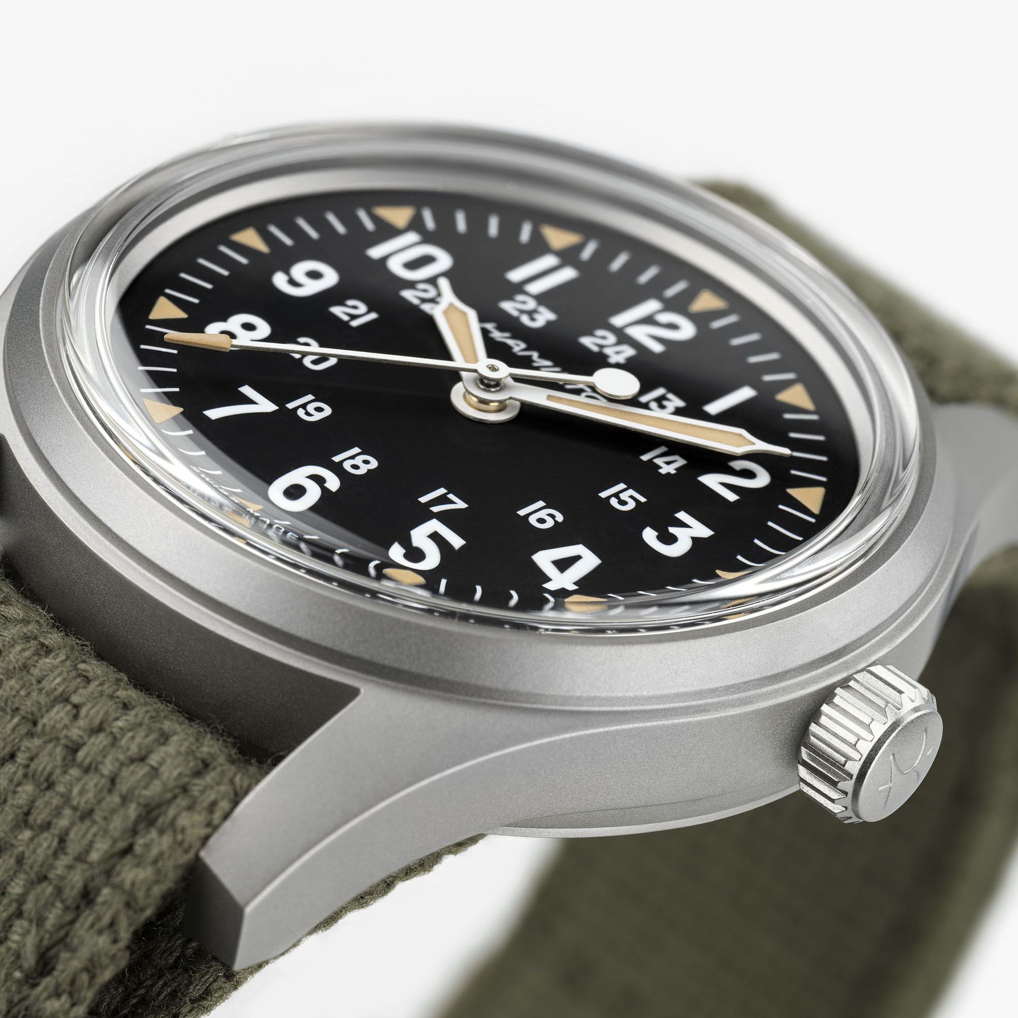 カーキ フィールド メカ 36mm  H69399930