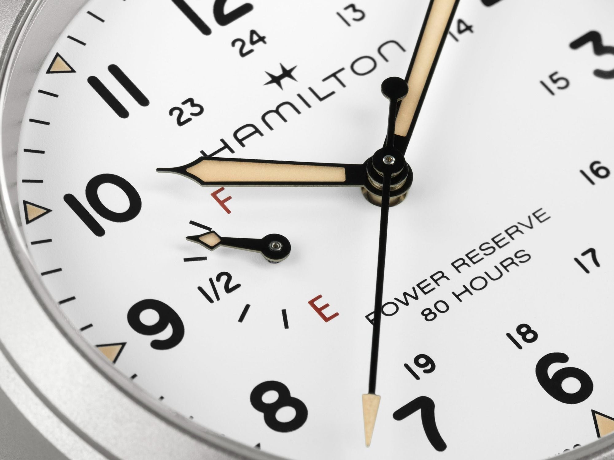 カーキフィールド  メカニカル  パワーリザーブ  40mm  ホワイト H69509910