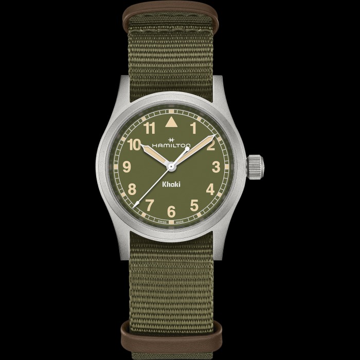 カーキ フィールド  クォーツ  33mm グリーン H69301960