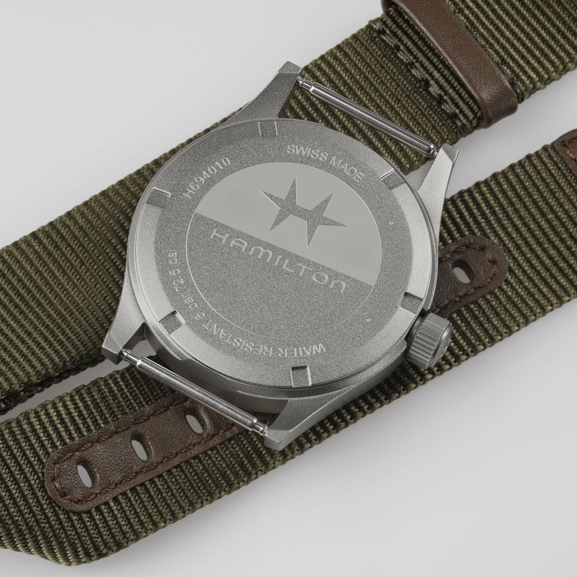 カーキ フィールド  クォーツ  38mm グリーン H69401930