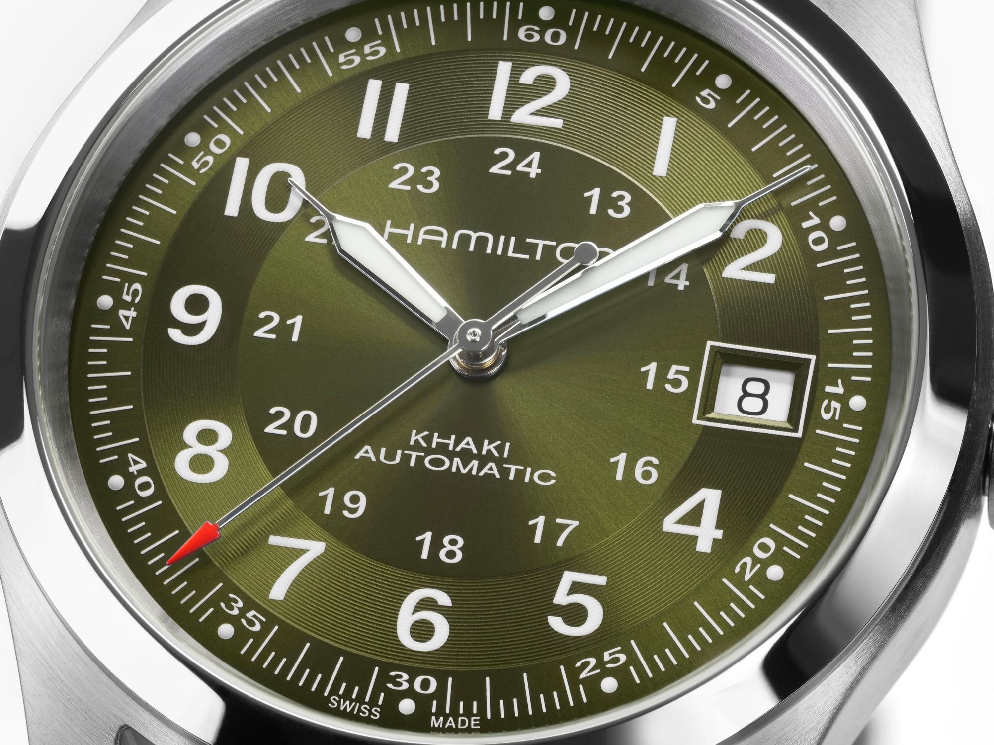 カーキ フィールド  オート  グリーン  38mm  H70455160