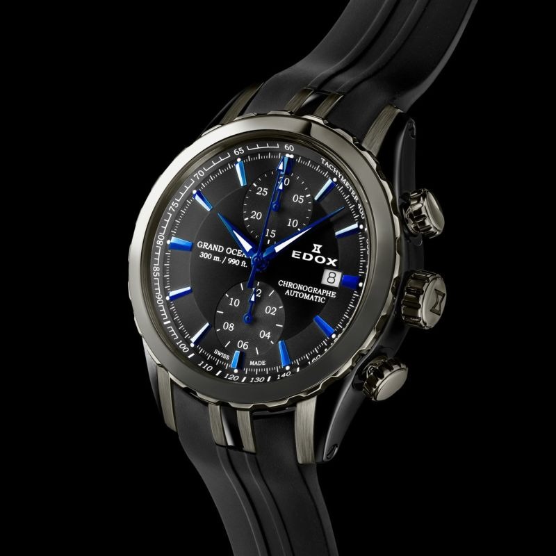 グランドオーシャン クロノグラフ オートマティック  43mm  ブラック  09800-357GNCA-NIBU