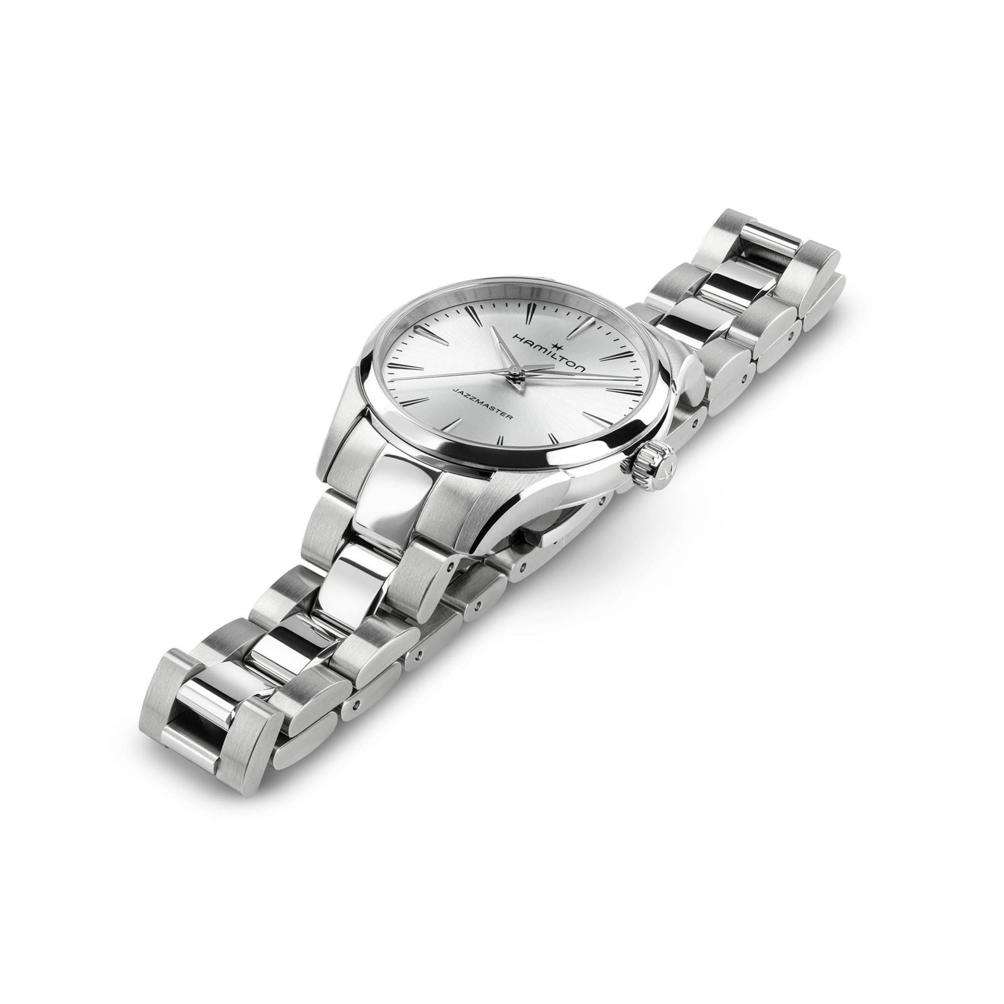 ジャズマスター クォーツ 32mm シルバー H32301181