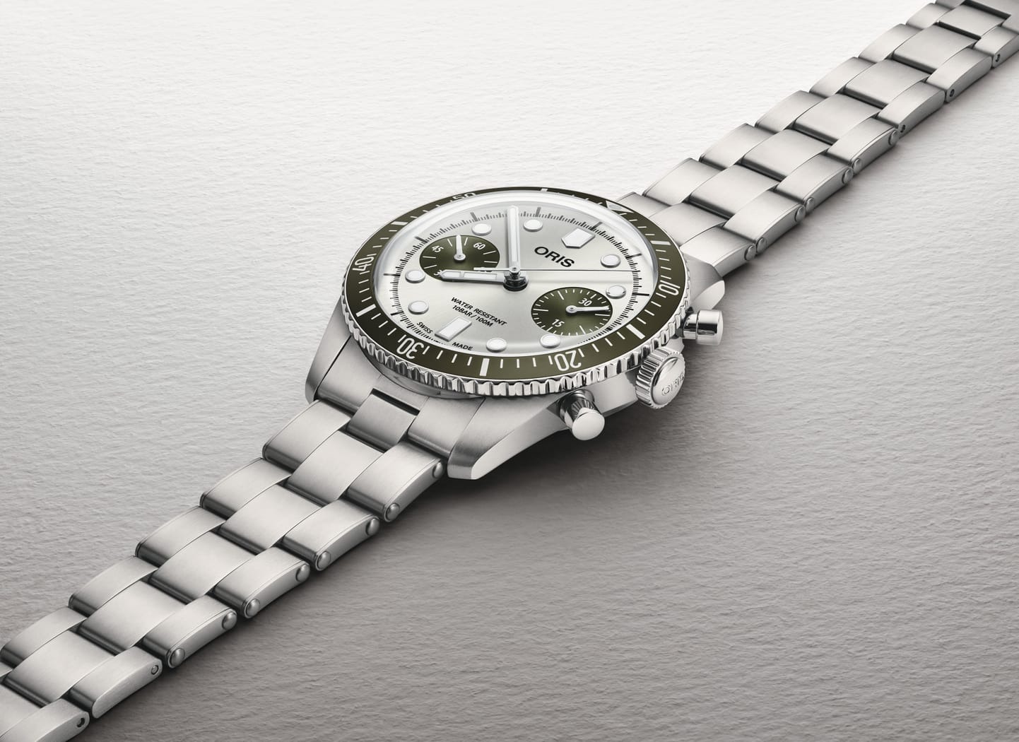 ダイバーズ65 クロノグラフ SSブレスレット 40mm グレー  01 771 7791 4051-07 8 20 18