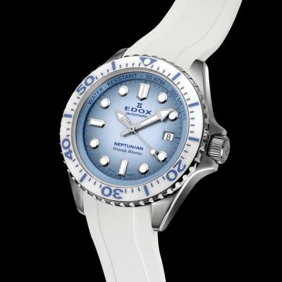 ネプチュニアン グランデ リザーブ デイト オートマティック グラデーションブルー 42mm  80801-3BBUCA-BUCDN