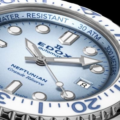 ネプチュニアン グランデ リザーブ デイト オートマティック グラデーションブルー 42mm  80801-3BBUCA-BUCDN