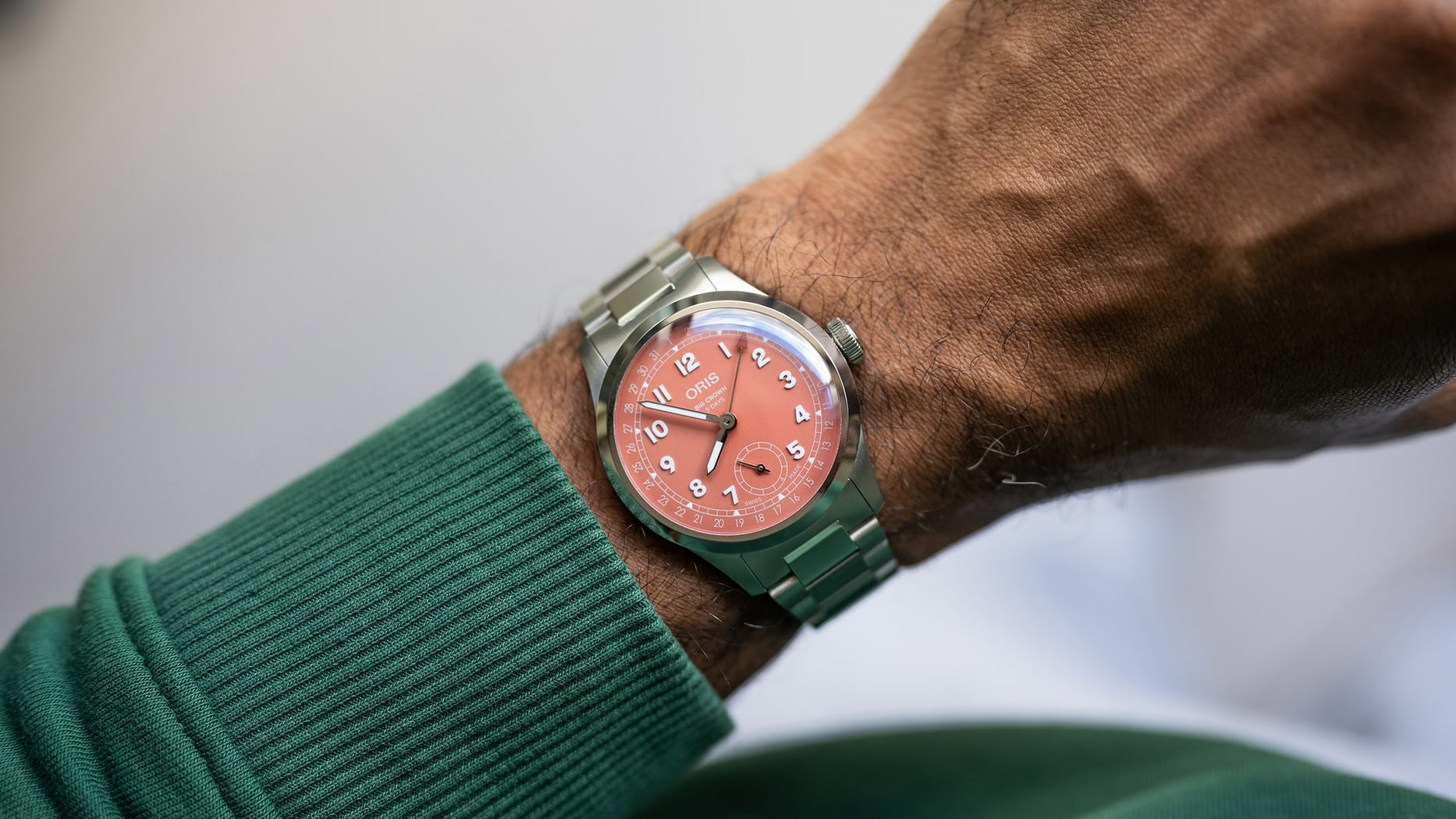 ビッグクラウン ポインターデイト キャリバー403  レッド 40ｍｍ 01 403 7799 4068-07 8 20 06