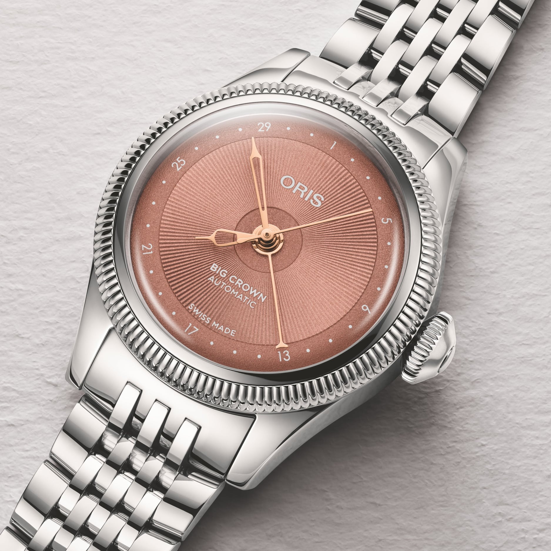 ビッグクラウン  オートマティック ポインターデイト 29mm  ピンク  01 534 7804 4052-07 8 14 02