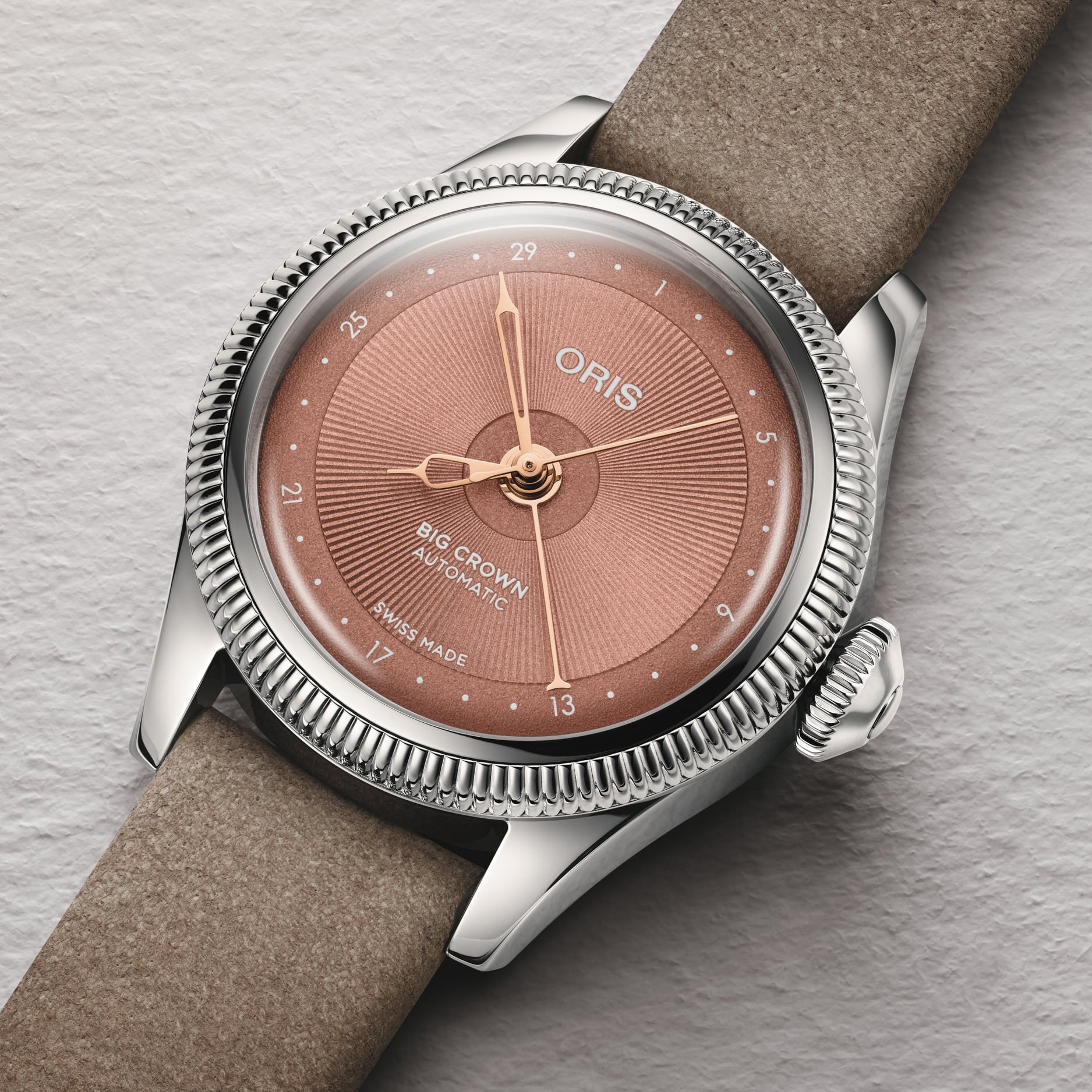 ビッグクラウン  オートマティック ポインターデイト 29mm  ピンク  01 534 7804 4052-07 5 14 02