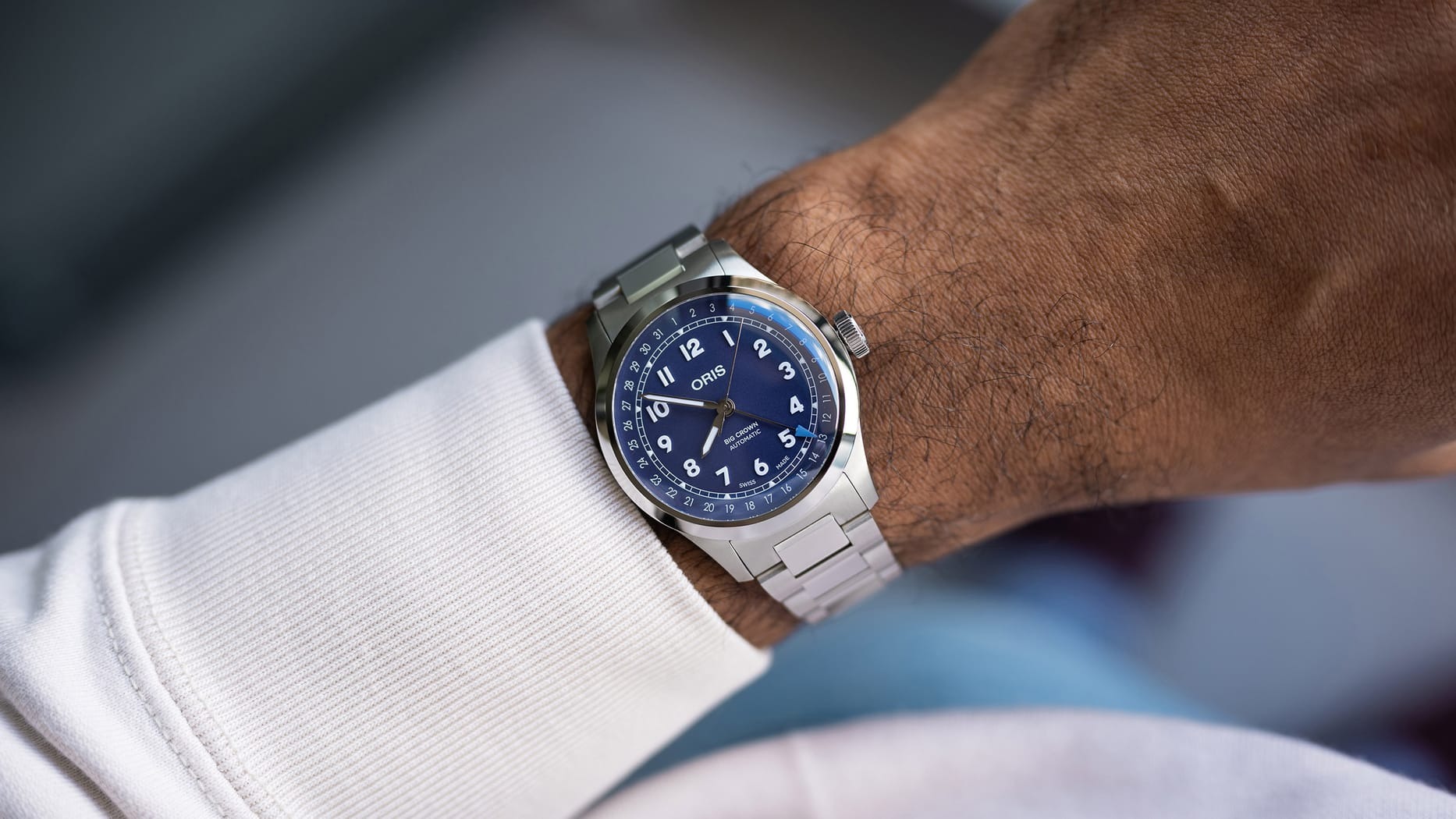 ビッグクラウン ポインターデイト  40mm  パープル  01 754 7798 4068-07 8 20 06