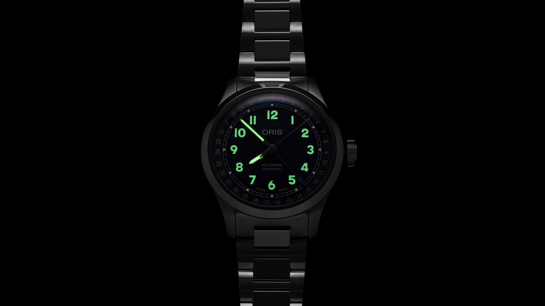 ビッグクラウン ポインターデイト  40mm  パープル  01 754 7798 4068-07 8 20 06