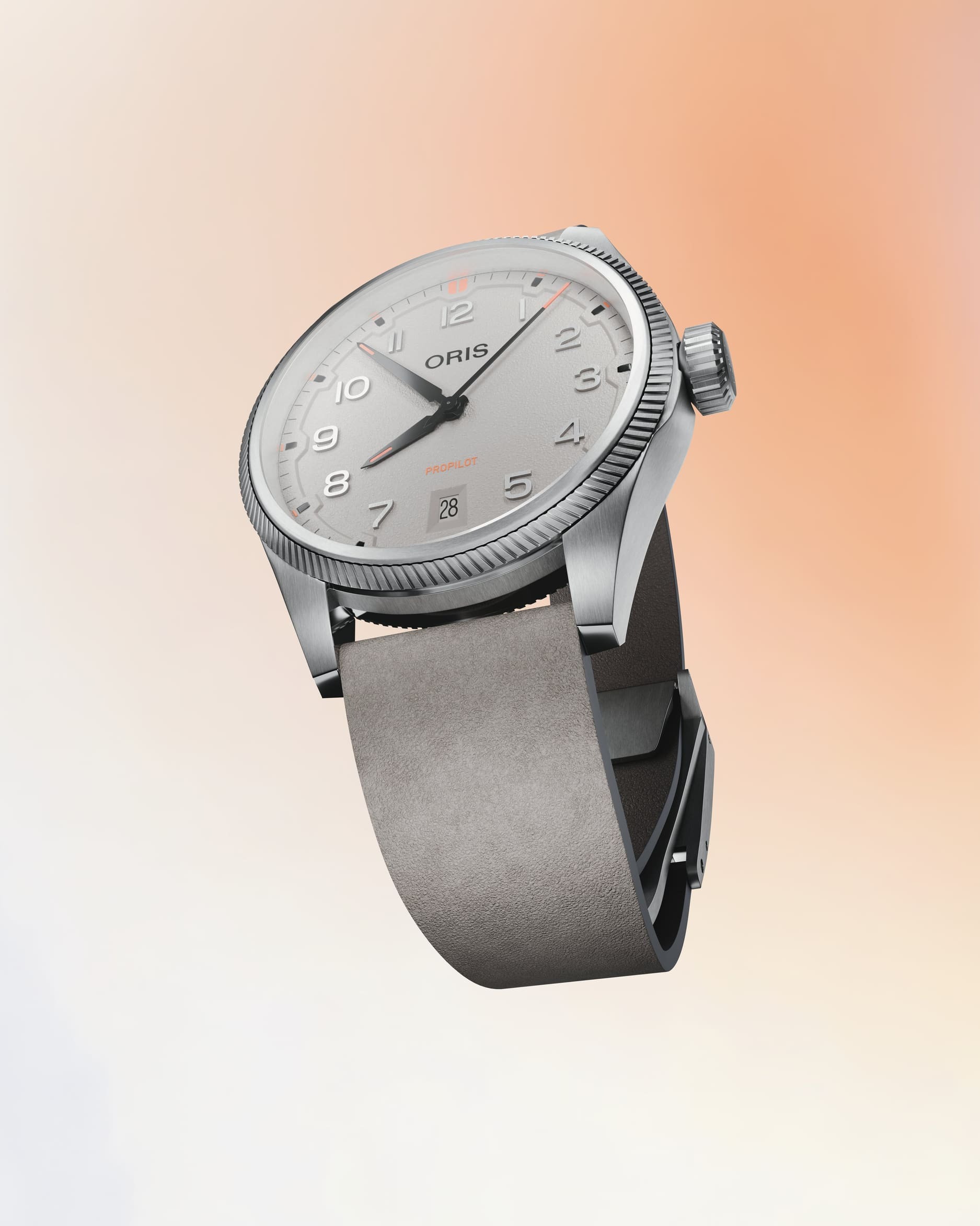 プロパイロット デイト 41mm グレー 01 733 7805 4163-07 6 20 15LC