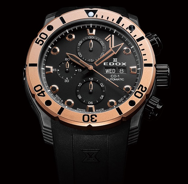 エドックス(EDOX) クロノオフショア1 カーボンクロノグラフ オートマチック | QUELLE HEURE （ケルエ） | ブランド腕時計